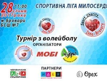 Великі проекти - Турнір по волейболу | Фонд Інна - Благодійний фонд допомоги онкохворим