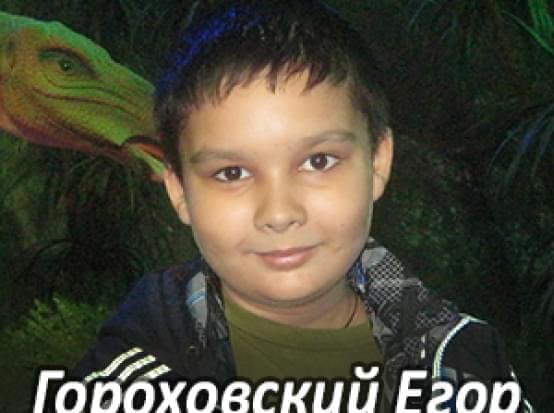 Гороховский Егор Леонидович Им нужна помощь - Гороховский Егор Леонидович | Фонд Инна