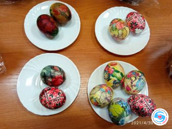 News - Decoupage of Easter eggs – work and rest | Inna Foundation