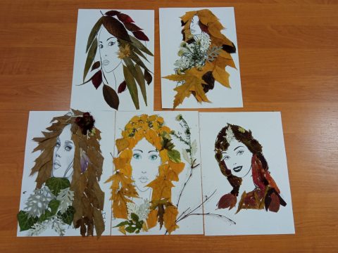 News - Art therapy: leaf portrait | Inna Foundation