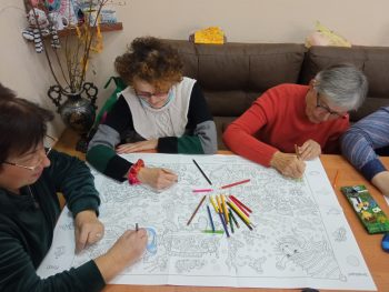 News - Art therapy: group work on paintings | Inna Foundation