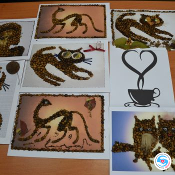 News - Art therapy: a painting made of coffee beans | Inna Foundation - Charity foundation for cancer