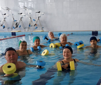 News - Aqua aerobics for the Foundation’s wards. Rehabilitation – 2023 | Inna Foundation