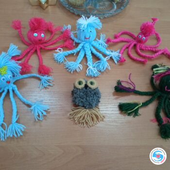 News - Art therapy: making toys from threads | Inna Foundation - Charity foundation for cancer
