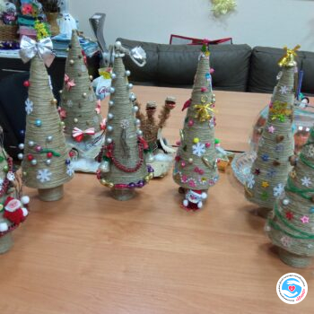 News - Art therapy: original trees for the New Year | Inna Foundation - Charity foundation for cancer