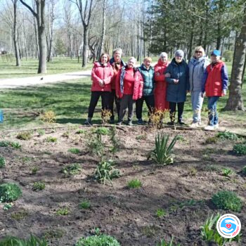 News - Work therapy in a town park. Work and leisure | Inna Foundation - Charity foundation for cancer