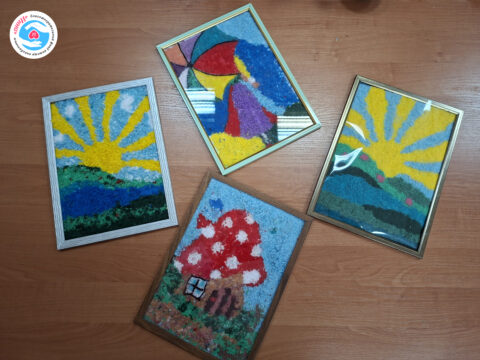 Новости - Арт-терапия. «Рисуем» картины шерстью | Фонд Инна