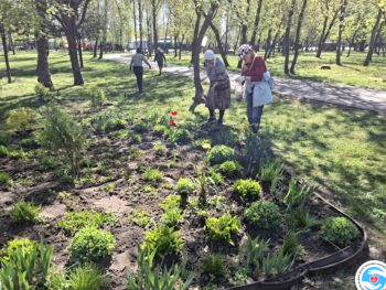 Новости - Трудотерапия на природе. Ухаживаем за клумбой | Фонд Инна
